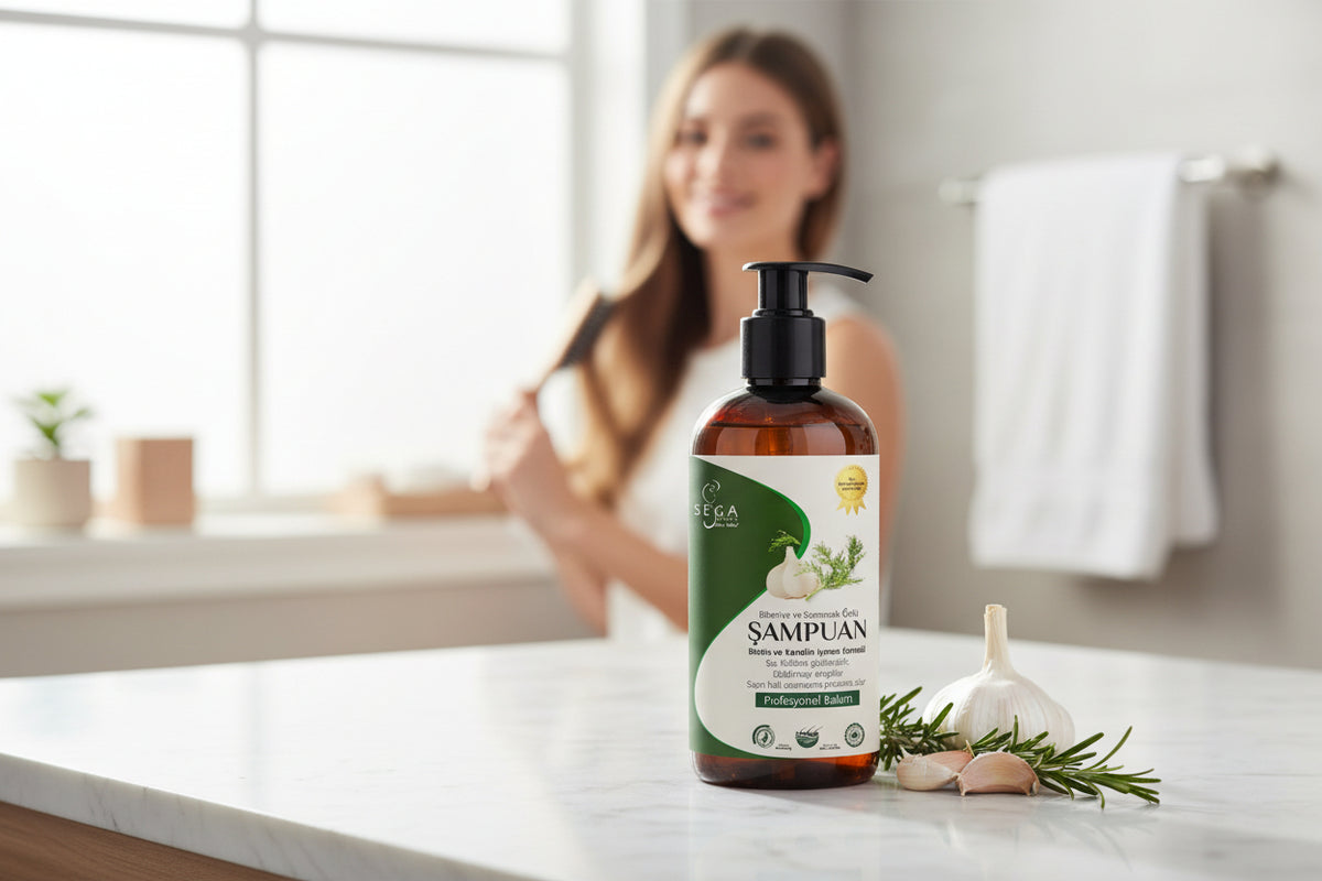 Rosmarin & Knoblauch Shampoo – Stärkend gegen Haarausfall